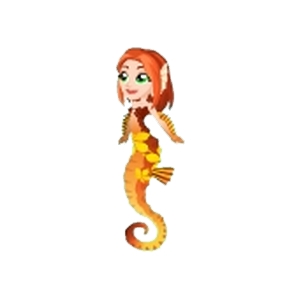 Pensee the Seahorse Mermaid